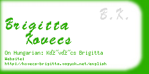 brigitta kovecs business card